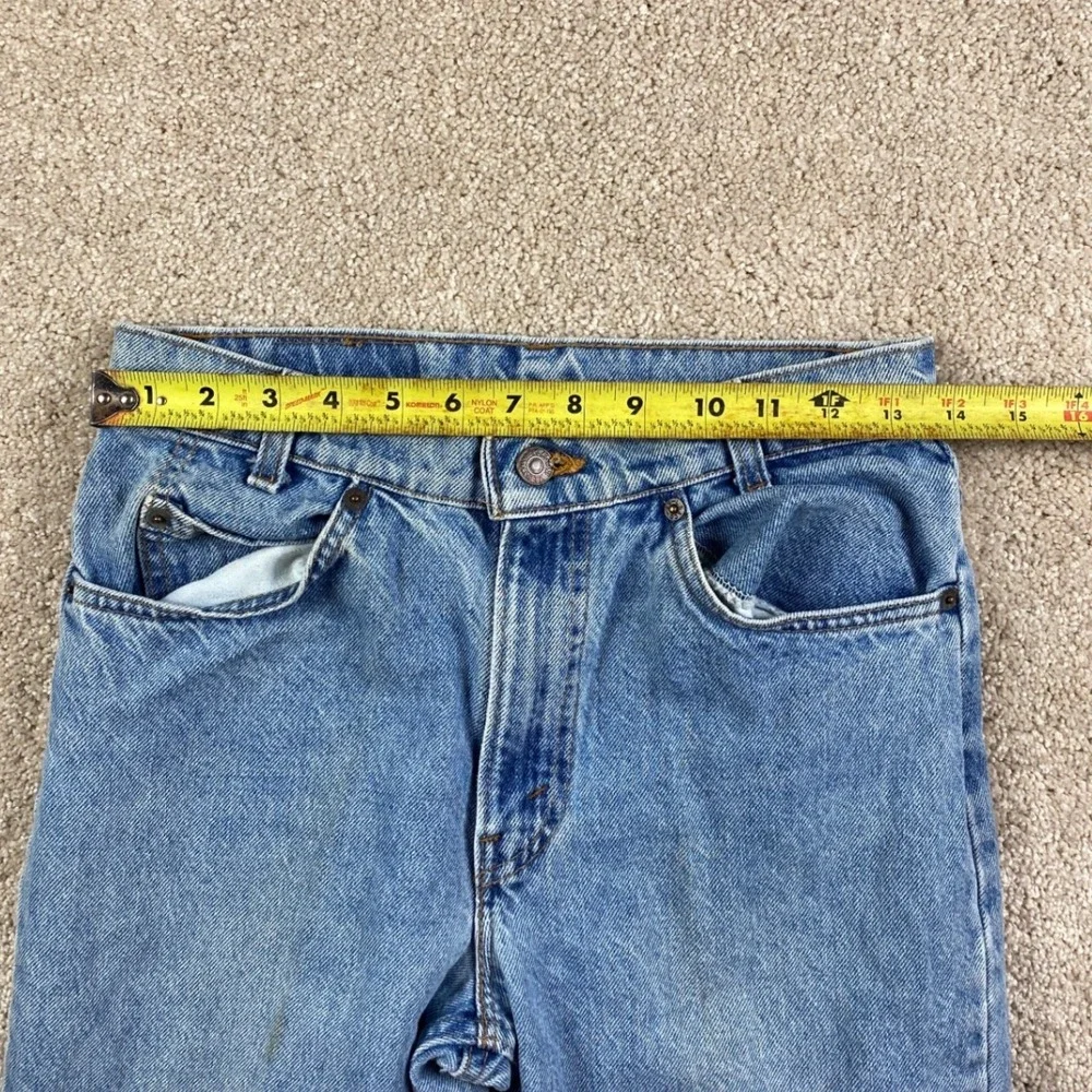 Levis 550 Student Vintage Orange‎ Tab Jeans Made in USA Blue W29 L32 40750-0299